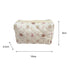 Cartoon Cosmetic Bag for Women Travel Portable Toiletry Bag Soft Cosmetics Makeup Brush Lipstick Storage Bag Organizer Pouch